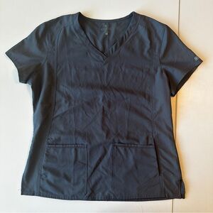 Med Couture Insight women’s Size L scrub Top - pewter gray